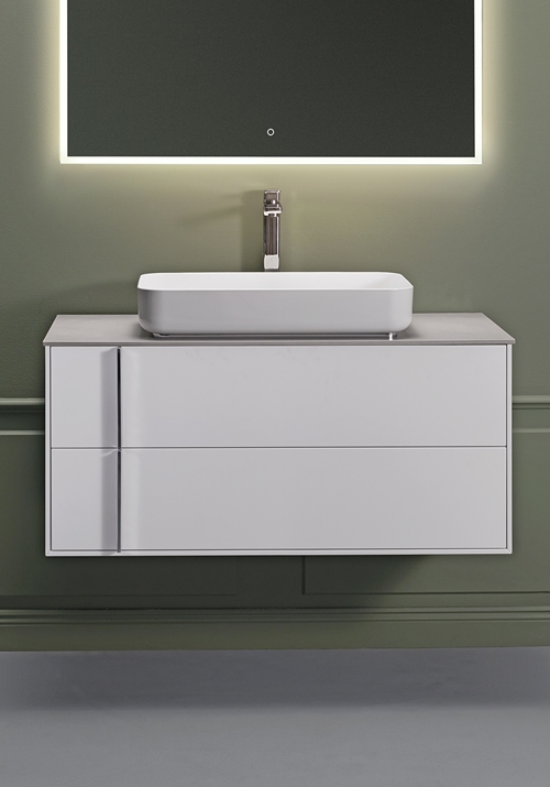 1590020 Шкаф Для Умывальника Edge 1000 Белый Hafa  Белый 