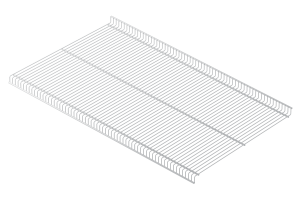 Проволочная полка , 962x556 мм, белый LJPS0603 Public Steel Россия