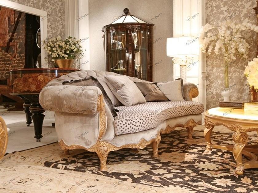 Bellotti Ezio Стеганый 4-х местный бархатный диван 4880 4880 