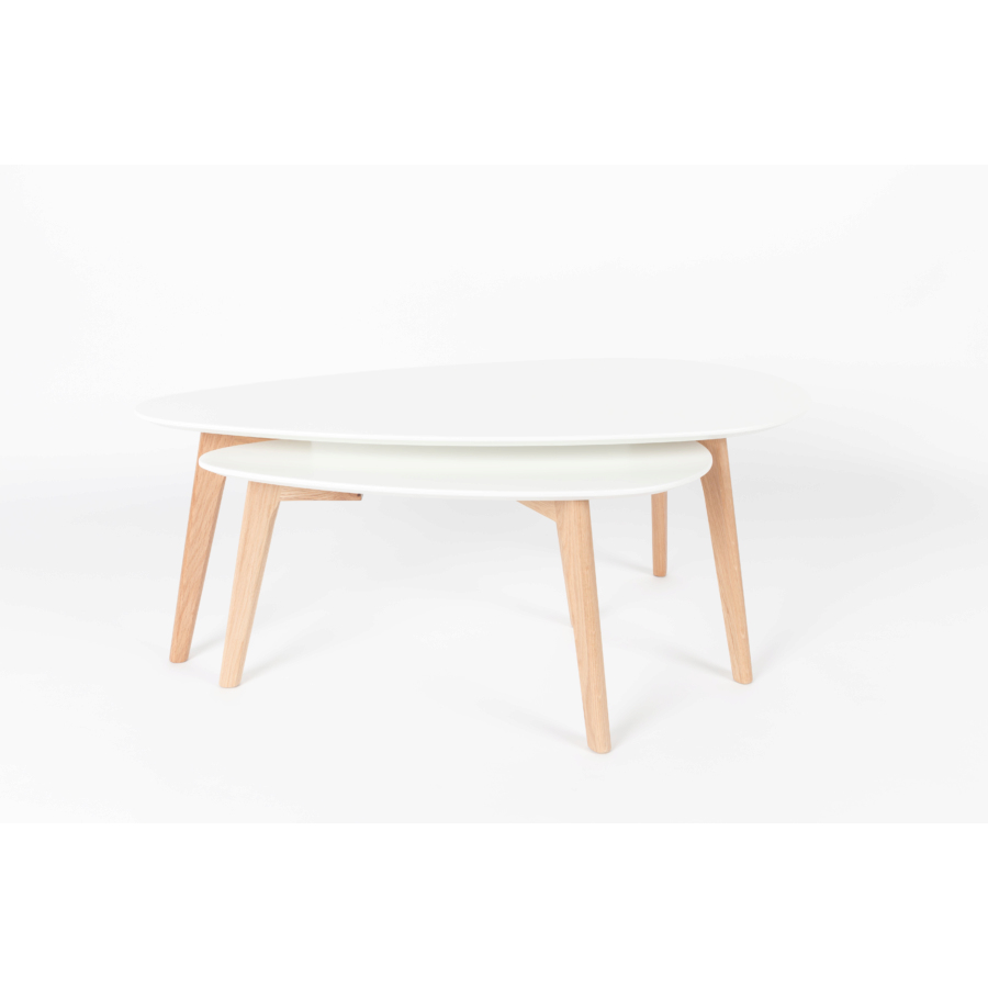 Набор столиков Drop, 2 шт White Label Living 2300068 - Вид №8