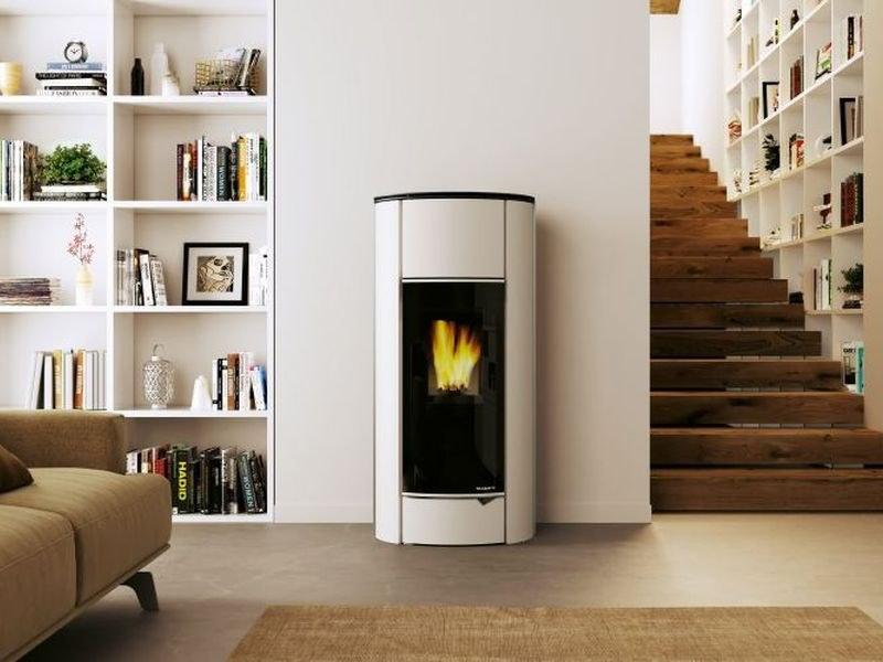 PALAZZETTI Пеллетная печь из стали и стекла класса а ++ sun-id-1408747 - Вид №3