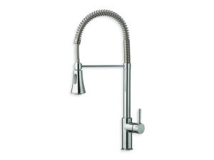 Смеситель для кухни с одним отверстием и поворотным изливом