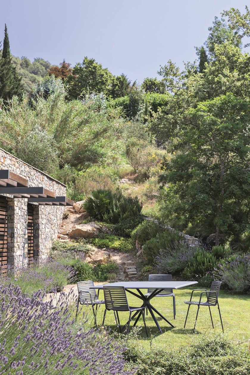 FAST Прямоугольный садовый стол из керамогранита Moai sun-id-1498365 - Вид №4