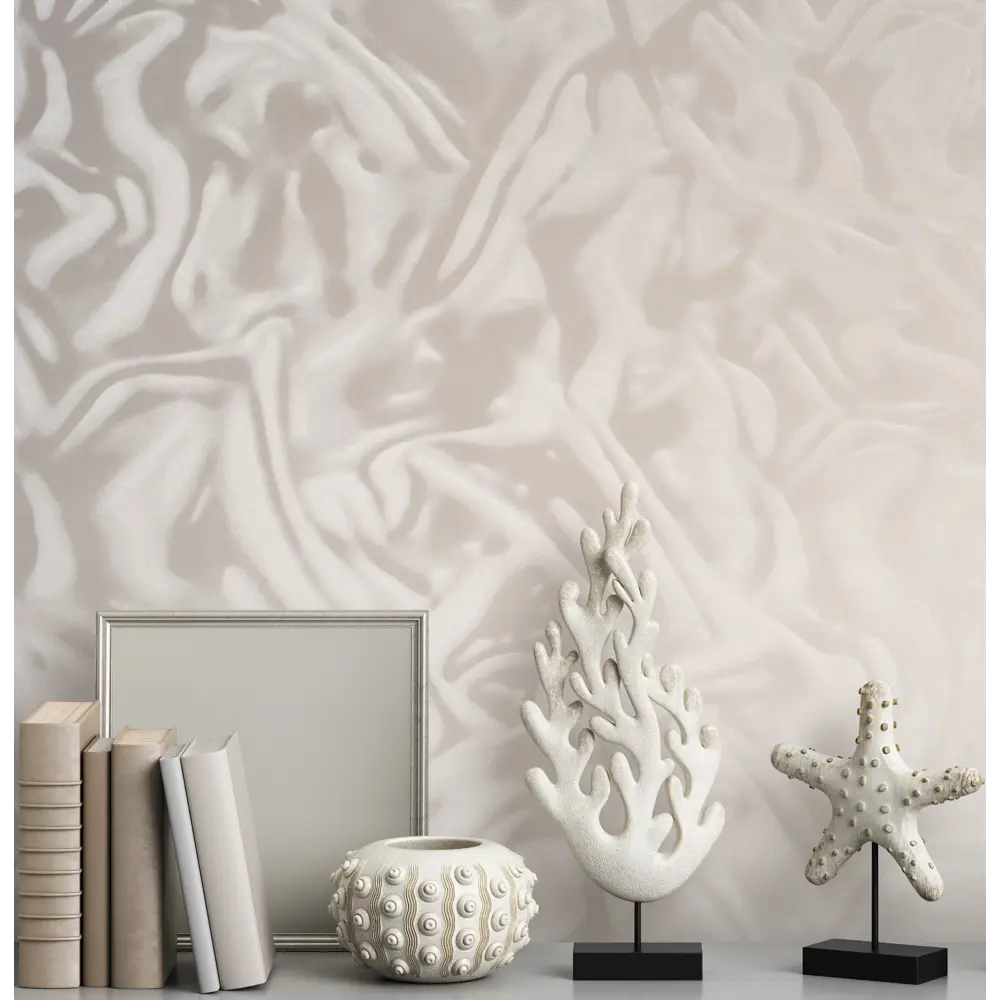 Ateliero Stella - флизелиновые обои серого цвета с текстурным рисунком 89327222 STLM-0829242 - Вид №3