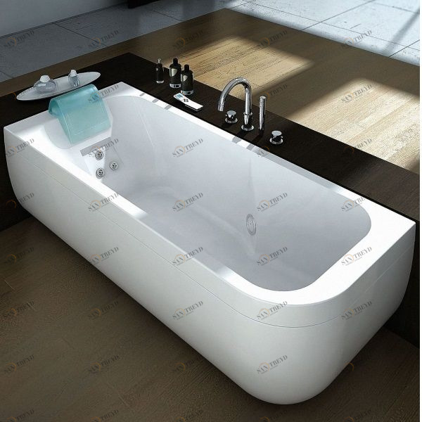 Ванна с гидромассажем "HYDRO FRIENDLY" Aquasoul угловая 9443-600A Sx Jacuzzi 9443600ASX