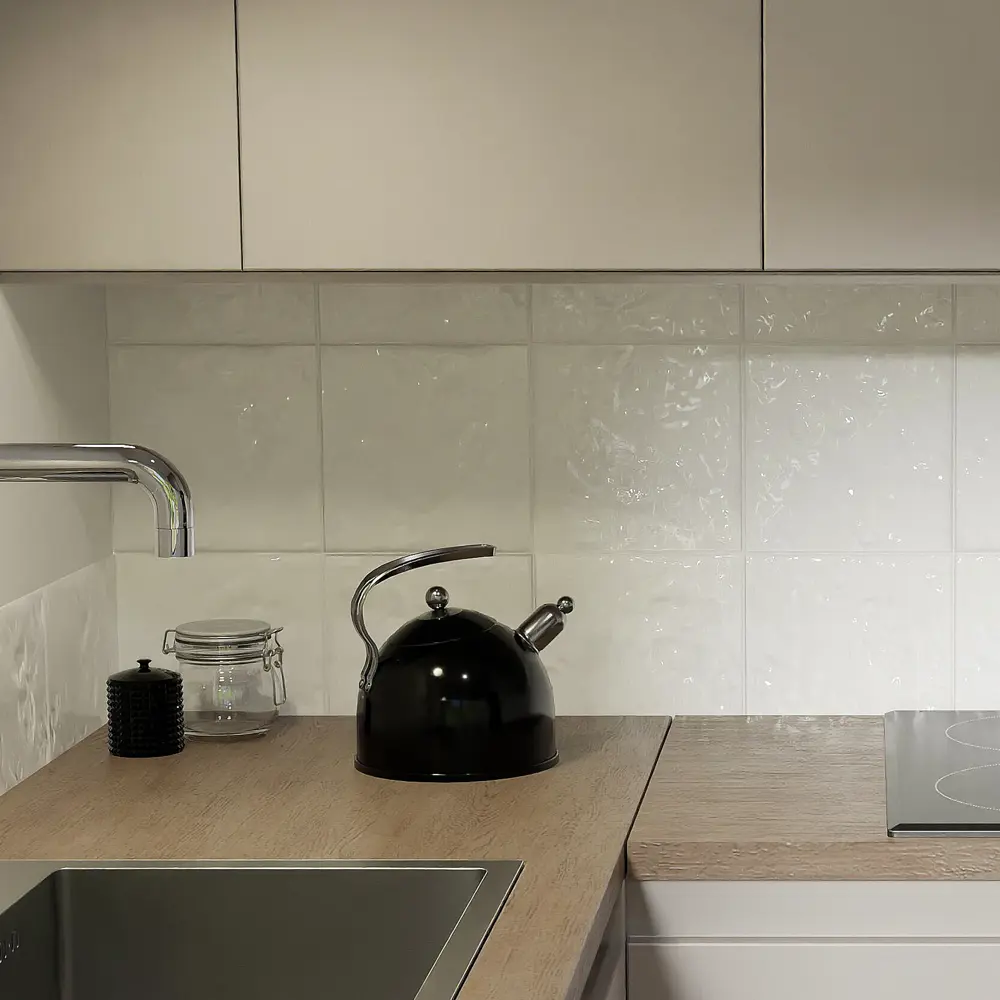 Настенная плитка Нефрит-керамика Толедо 20x20 см 1 м² глянцевая цвет белый STLM-2039398