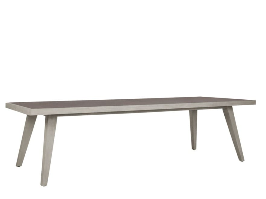 Прямоугольный стол из тикового дерева с керамической вставкой JANUS et Cie Альпинарий ARCH-00097855