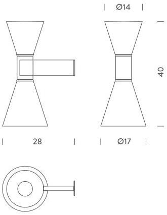 NEMO Настенный светильник прямого и отраженного света из алюминия Marseille sun-id-1499812 - Вид №5