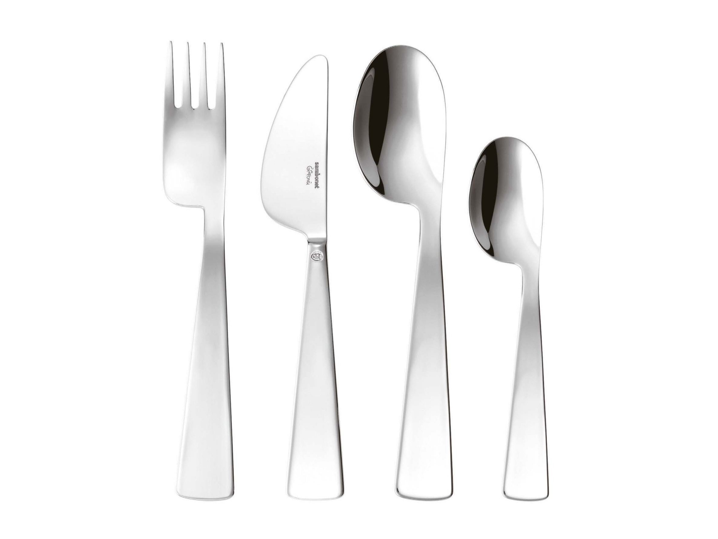 Набор столовых приборов из нержавеющей стали для детей Sambonet Gio Ponti Conca ARCH-00052278 - Вид №4