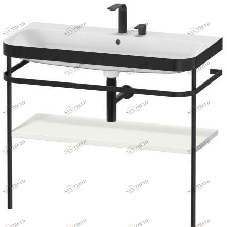 Hp4738 e/n/o/t Напольная раковина стоящая овальная Duravit Happy D.2 Plus