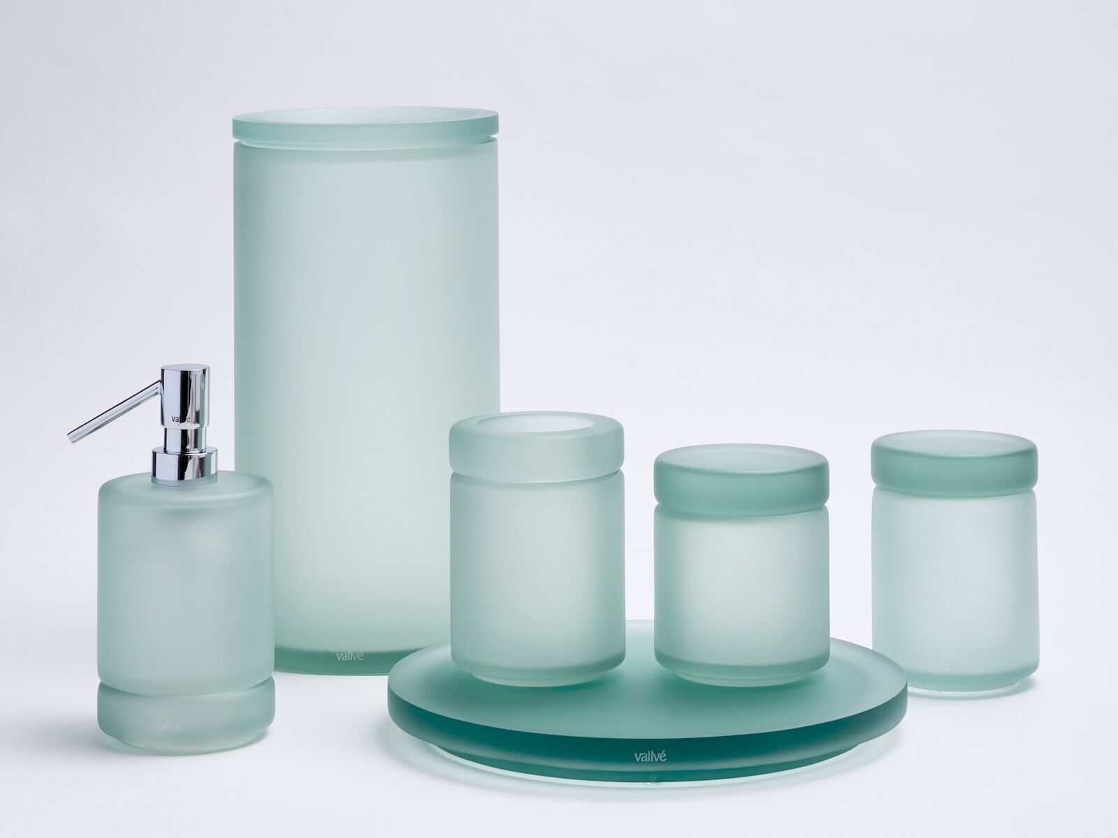 Держатель для хлопковых палочек из смолы с крышкой Vallvé LUNA ARCH-00126859 - Вид №3