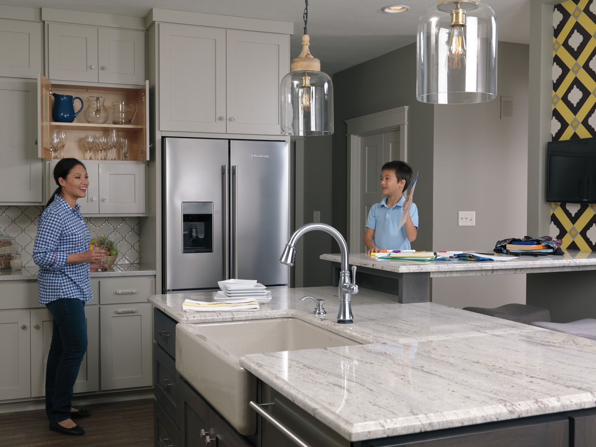 RP71543AR Дозатор мыла / лосьона Delta Faucet Delta Арктическая нержавеющая сталь - Вид №9