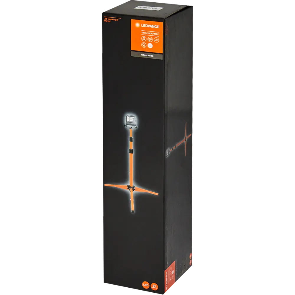 Прожектор светодиодный уличный Ledvance Work Light 20 Вт 4000K IP65 на треноге, нейтральный белый свет STLM-2132652 - Вид №6