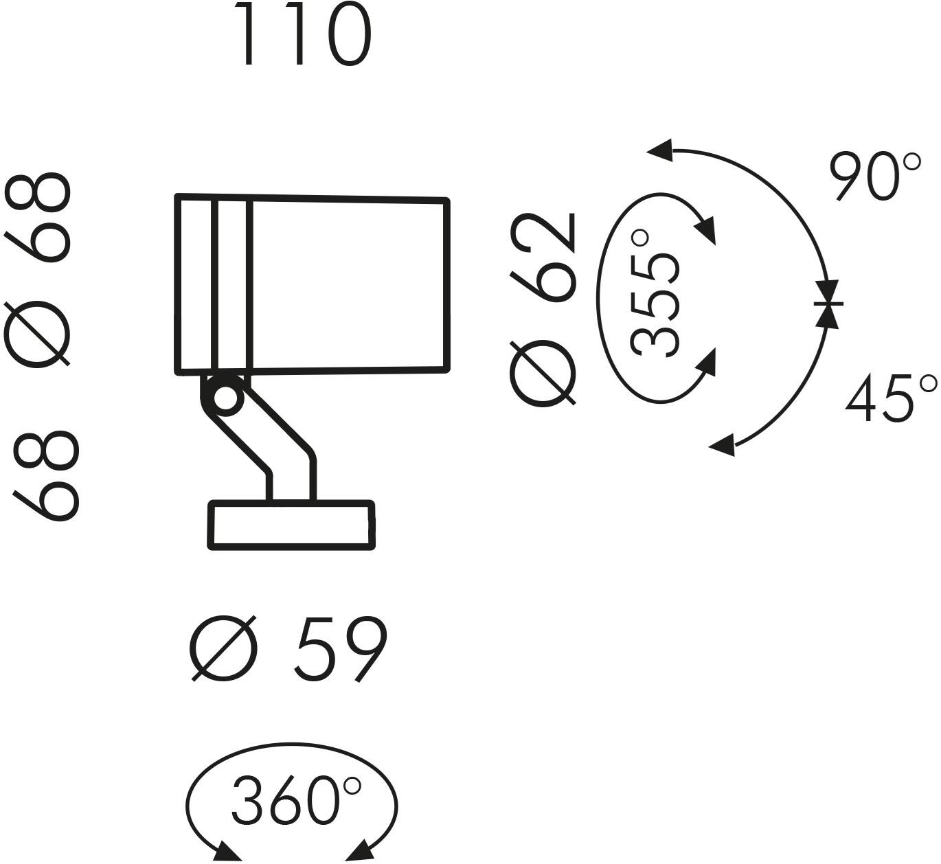 SIMES Регулируемый проектор для улицы Stage sun-id-1377639 - Вид №8