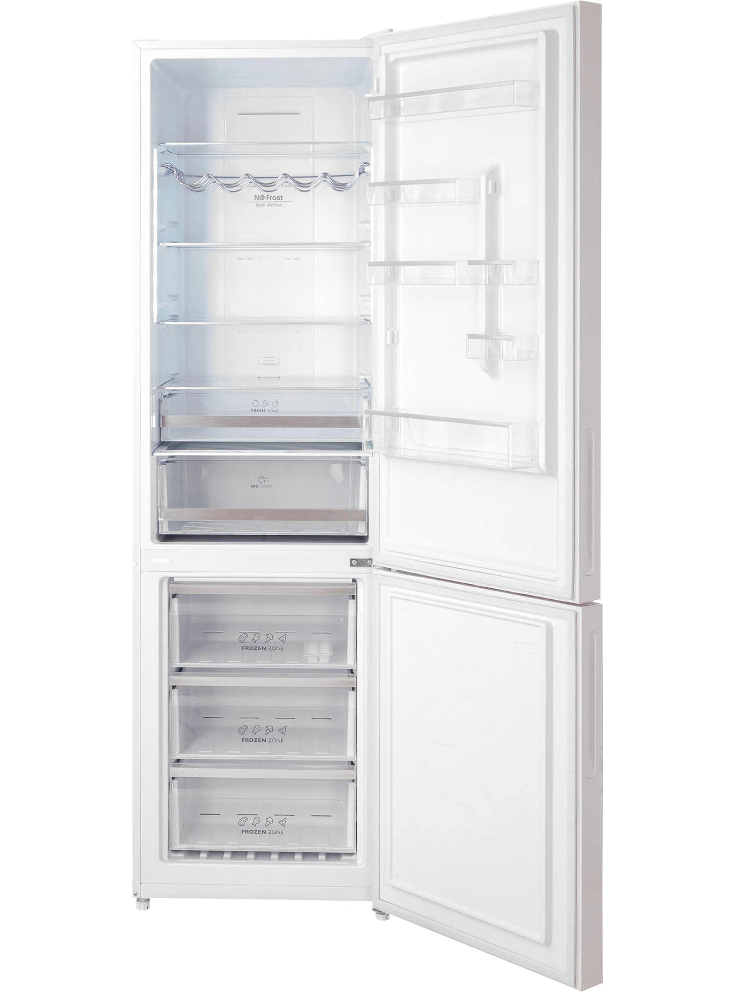 9021257 Холодильник с морозильником   HIBERG RFC-400DX NFGW inverter белый NORDFROST STDN-0082490 - Вид №1