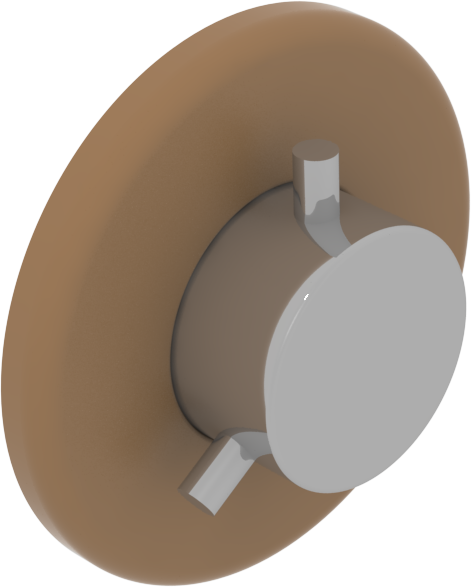 DEVCE2V17 Переключатель для душа/ванны 2 потока GSG CERAMIC TOUCH