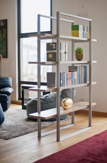 STUDIO T Модульный офисный книжный шкаф из экструдированного алюминия Inuno sun-id-1418811 - Вид №9