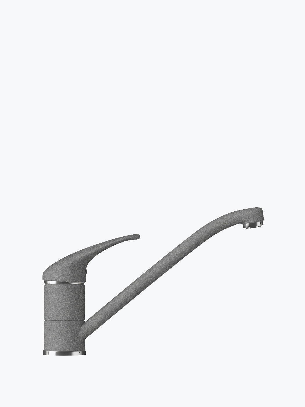 072078 Смеситель кухонный "Низкий" в тон мойки Polygran 