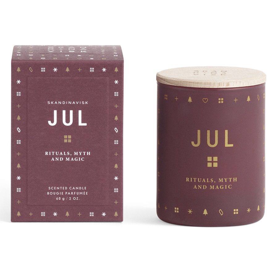 SK1322 Свеча ароматическая jul с крышкой, 60 г S K A N D I N A V I S K 
