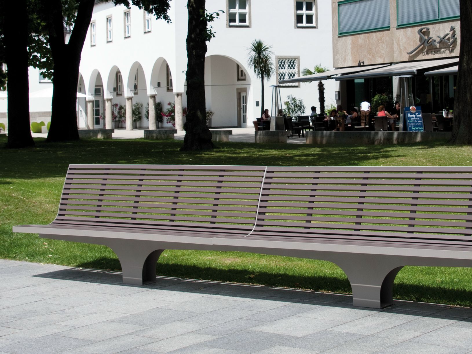 Скамья со спинкой BENKERT BANKE Comfony ARCH-00111054 - Вид №1