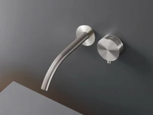 Ceadesign Смеситель для умывальника настенный из нержавеющей стали на 2 отверстия Giotto plus Gio 78