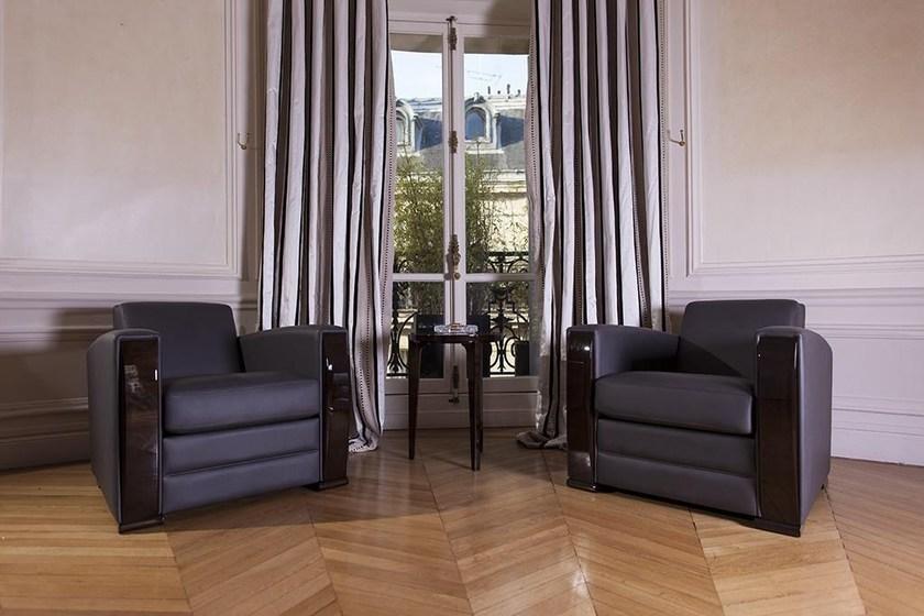 HUGUES CHEVALIER Мягкое кожаное кресло Iconic sun-id-1367198 - Вид №2