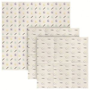 SMID89 Набор из 3 многоразовых оберток для хранения продуктов, пчелиный воск Smidge