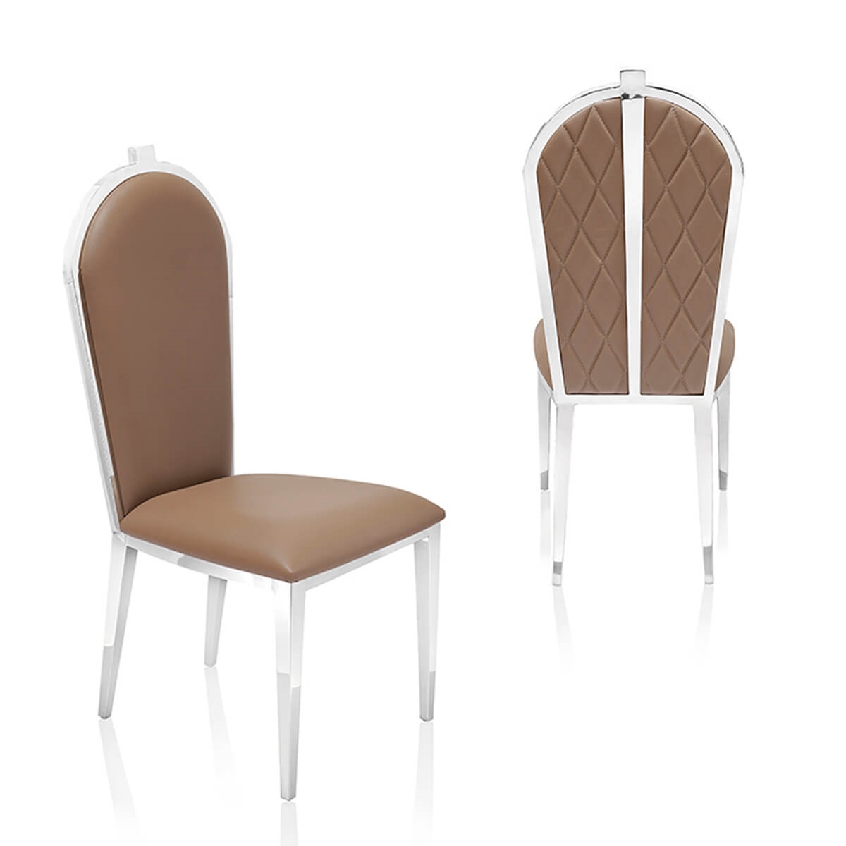 700276,9 ABHIKA СТУЛ BYRON SILVER BLACK 700276.9 - Вид №2