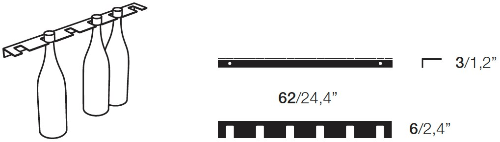 Opinion Ciatti Держатель для бутылок из нержавеющей стали sun-id-1464132 - Вид №2