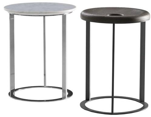 B&B Italia Круглый журнальный столик из мрамора Mera sun-id-1381824 - Вид №4