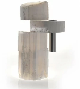 JCP UNIVERSE Круглый журнальный столик из селенита