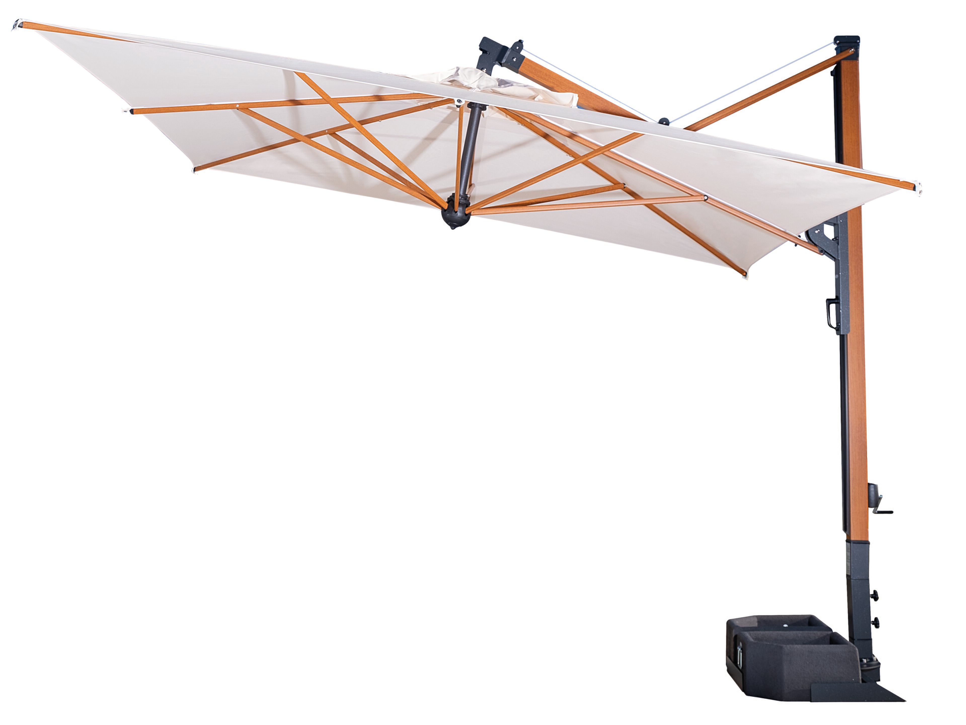 Регулируемый квадратный зонтик с боковым полюсом Scolaro Parasol Galileo ARCH-00142715 - Вид №5