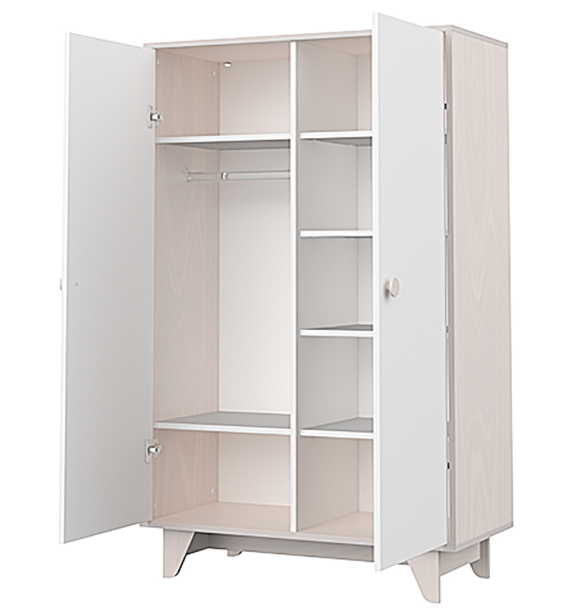 Шкаф двухдверный детский молочный Line ELLIPSE ELLIPSE LINE 257714 Молочный Santreyd  - Вид №1