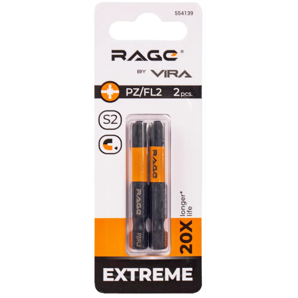 Магнитные биты RAGE для точного монтажа PZ/FL2 50 мм 89345794 STLM-0846882 - Вид №3