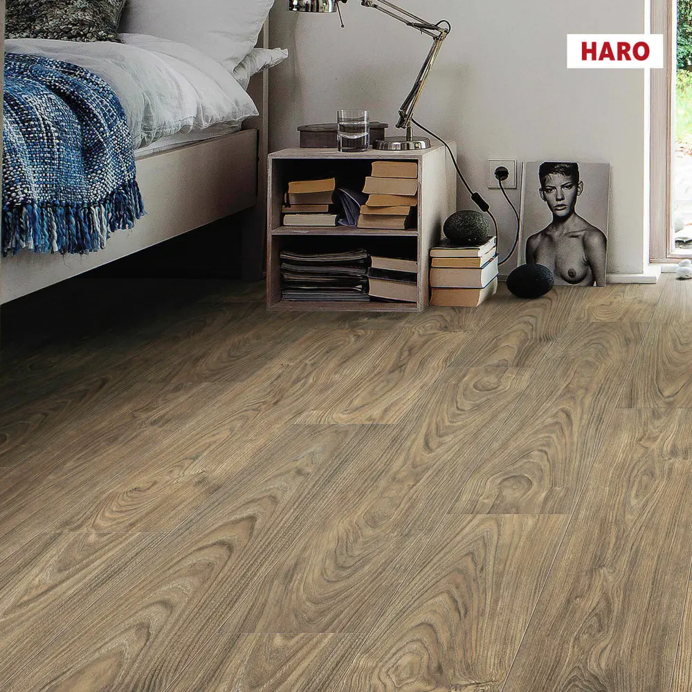 91283263 Ламинат Haro Tritty 100 толщина 8мм с фаской вяз варио 1.98м² STLM-0888839