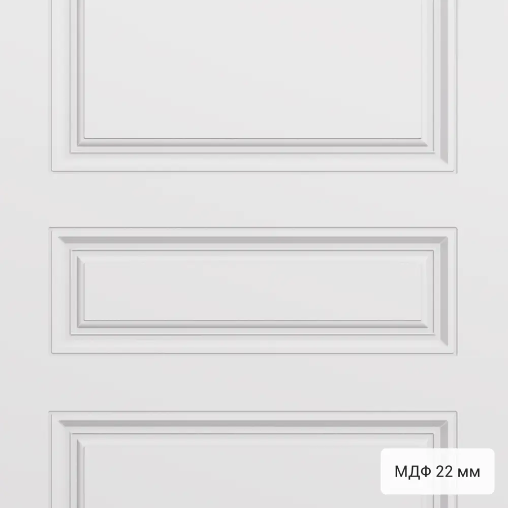 Дверь входная металлическая Термо С-2 эмаль Стелла 880 мм левая цвет белый TOREX STLM-2205452 - Вид №3