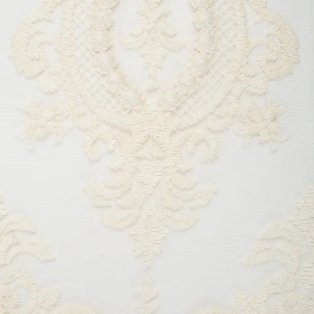 Тюль с вышивкой «Султан» сетка 290 см цвет кремовый ELIT HOME STLM-2209609 - Вид №2
