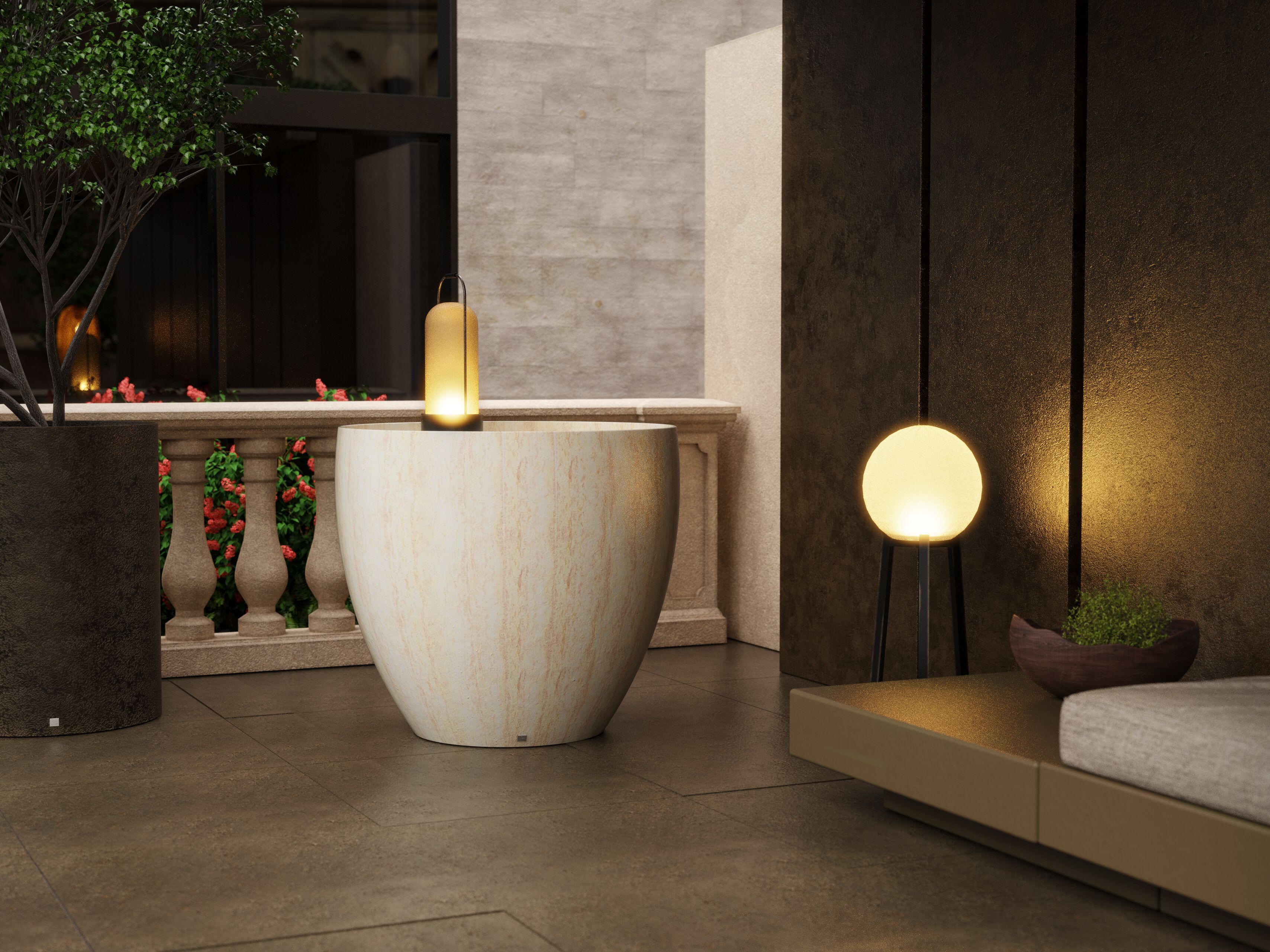 Круглый стол из стекловолокна GANSK BARREL ARCH-00137567 - Вид №3