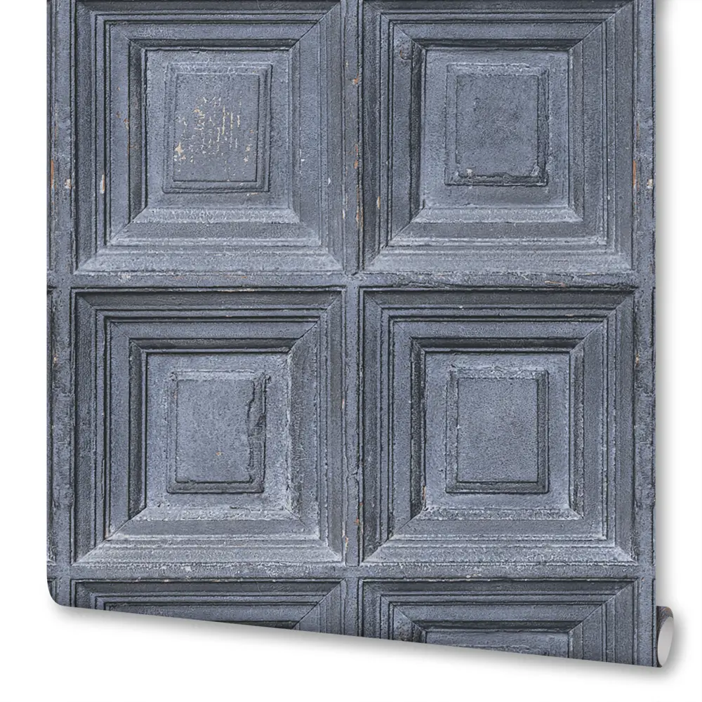 Обои Boiserie, бумажные, цвет серый, 0.53х10 м EURO DECOR STLM-2169518