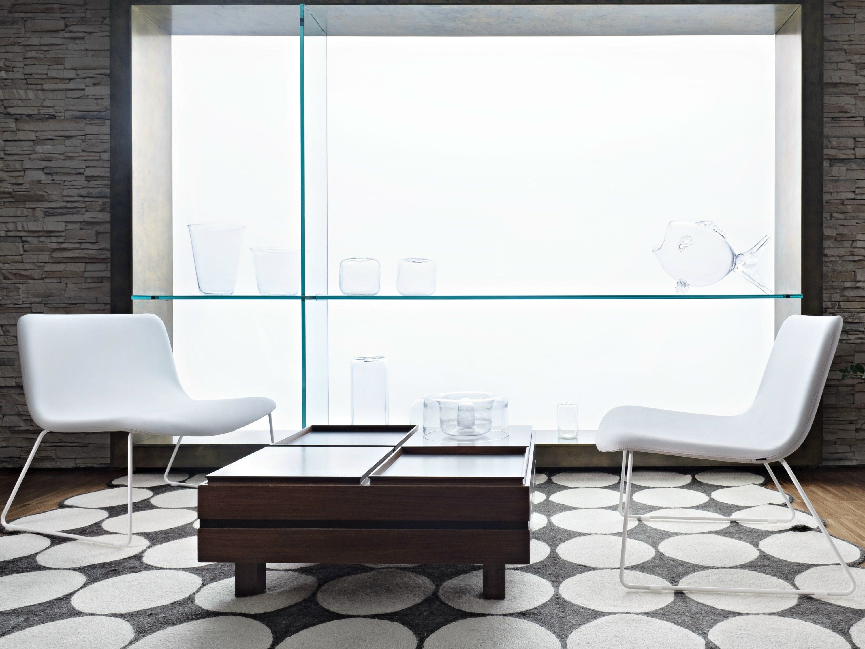 Кожаное кресло для салазок ALMA DESIGN Amarcord ARCH-00036065 - Вид №1