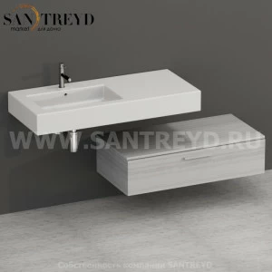 S10024NO Тумба с 1 ящиком 100 см цвет Орегон ARREDO WOOD Италия