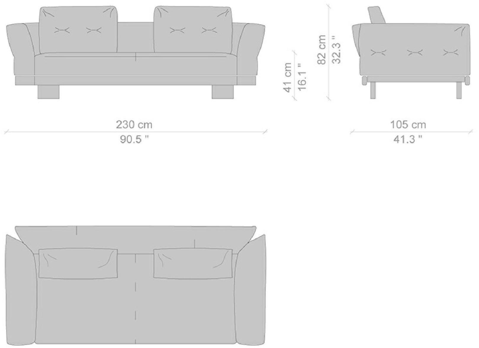 Cassina Модульный модульный диван со съемным чехлом Sengu sun-id-1463927 - Вид №2