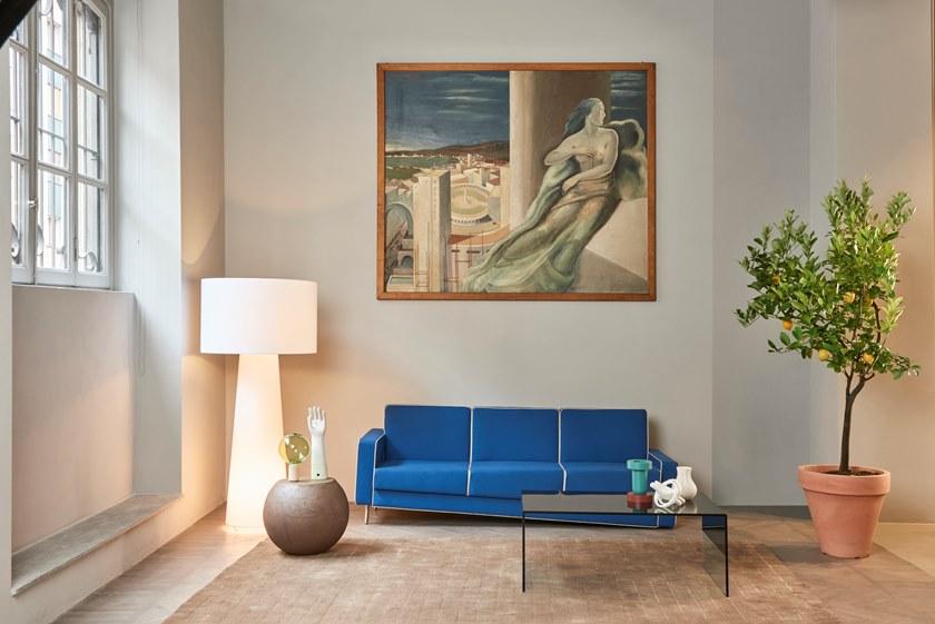 Cappellini Круглый журнальный столик из стекловолокна и смолы  Bg_1  - Вид №11