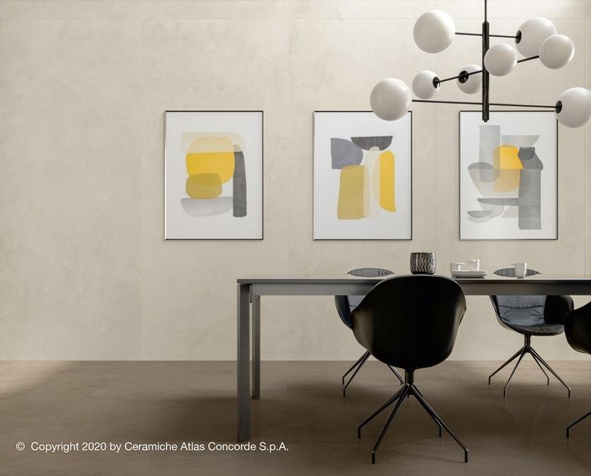 Atlas Concorde Белая плитка для стен с эффектом смолы Prism sun-id-1514355 - Вид №46