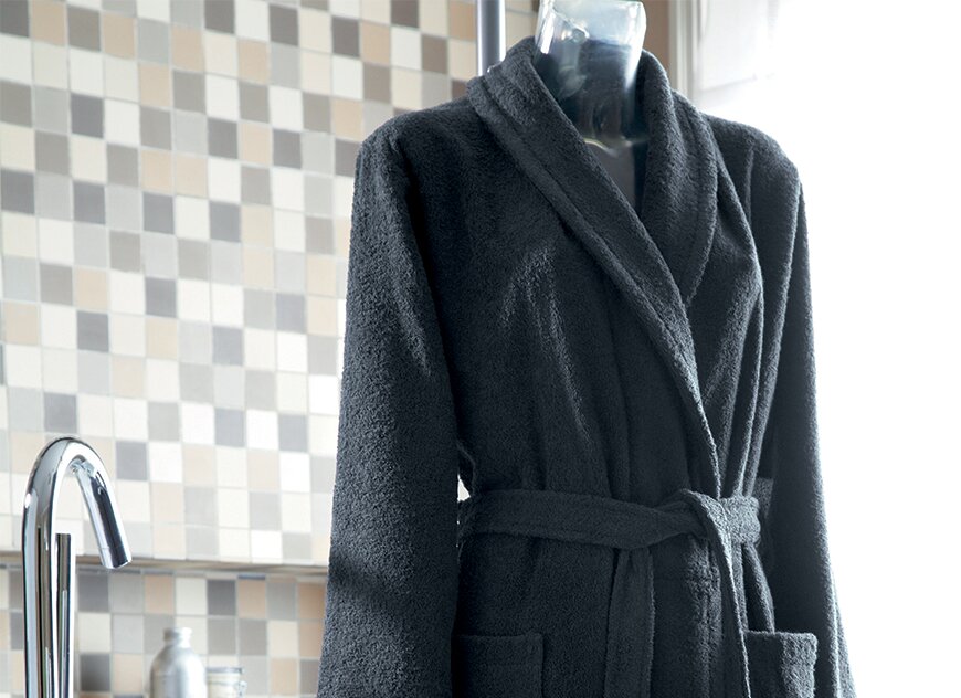 UNI_BL_XL Халат blanc белый размеры S, M, L, XL хлопок 420 гр Blanc des Vosges Santreyd 