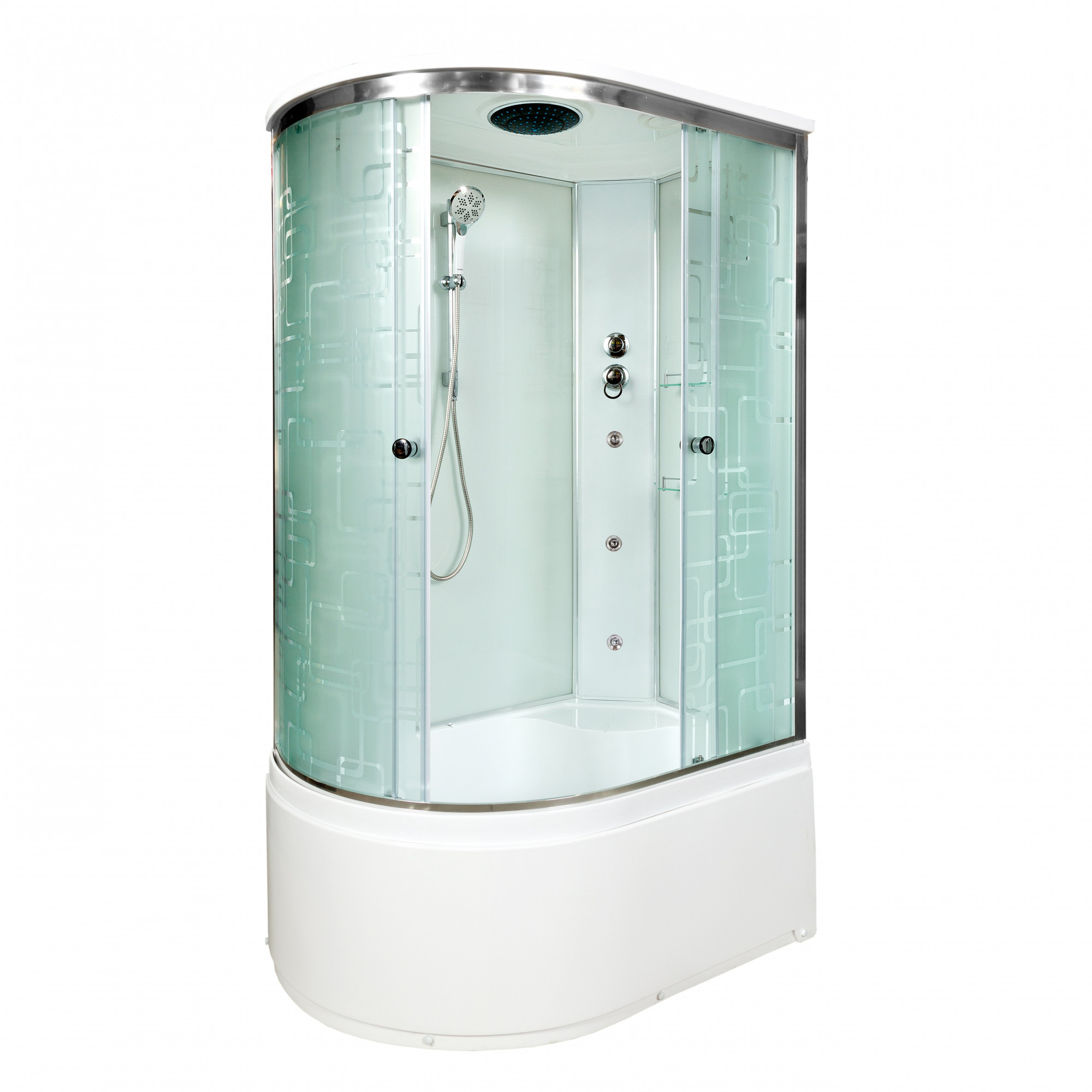 D271 Душевая кабина DETO Серия D ЕМ4511 R с гидромассажем (гм.)