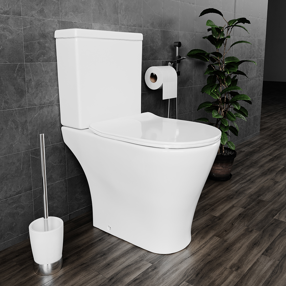 778607SC Унитаз-компакт с сиденьем микролифт Damixa Origin Bit  - Вид №6