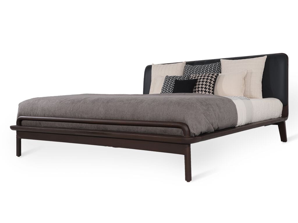 Кровать размера "king-size" из массива дерева с мягким изголовьем Alankaram KOLO ARCH-00111401 - Вид №2