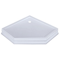 Поддон душевой MIGLIORE Diadema 24587, белый/бронза sun-id-684468 - Вид №1