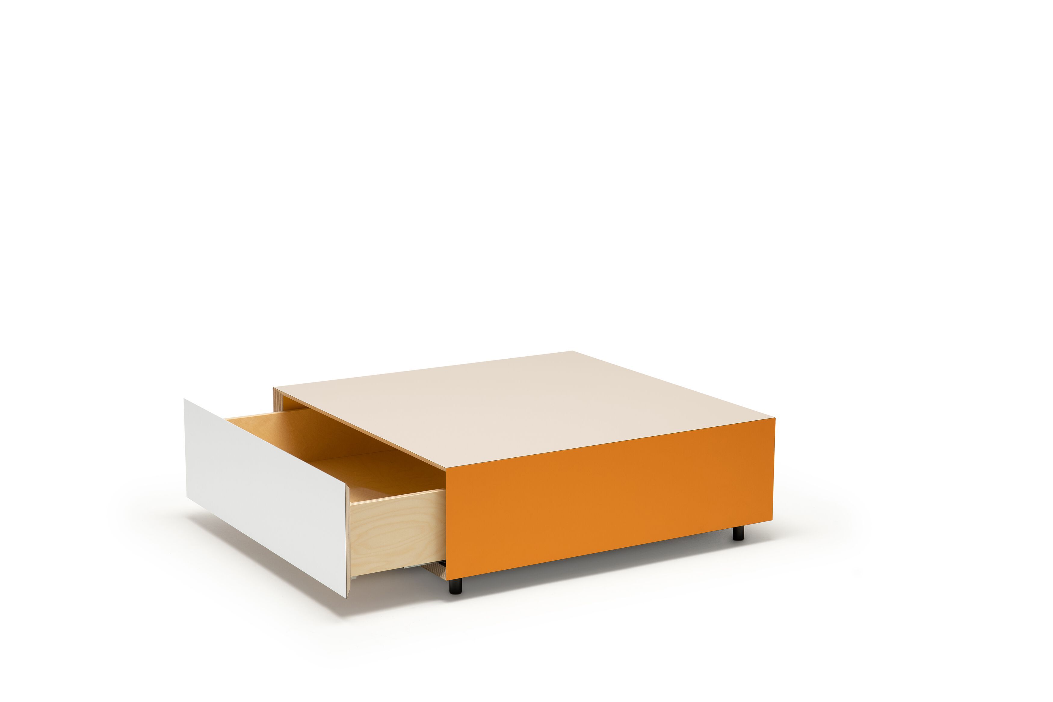 Низкий квадратный журнальный столик из фанеры Established&Sons Bloc ARCH-00108463 - Вид №27